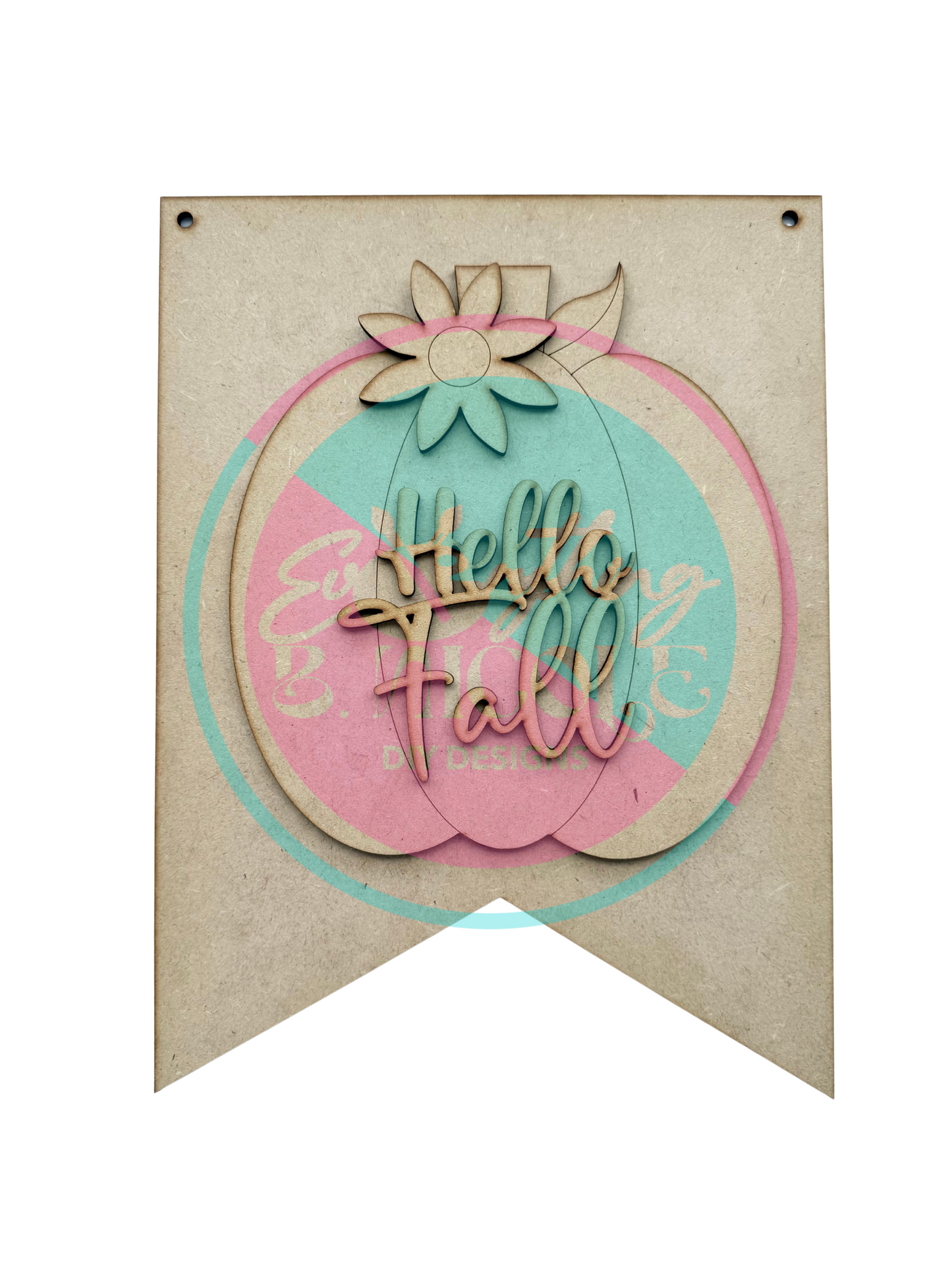 DIY Hello Fall Door Hanger