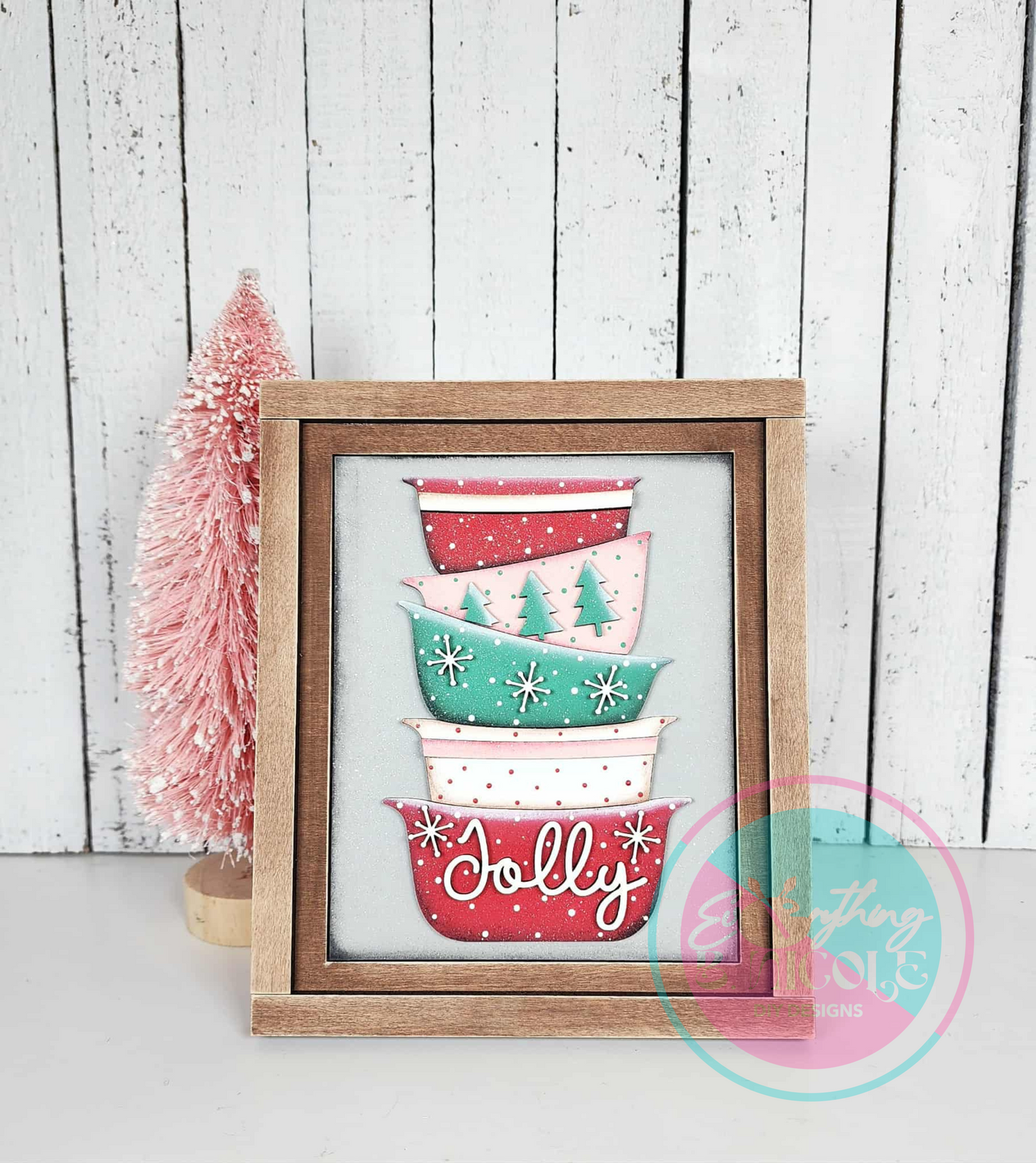 Christmas Baking Trio Sign Wood Blanks – DIY Holiday Signs - Set of 3