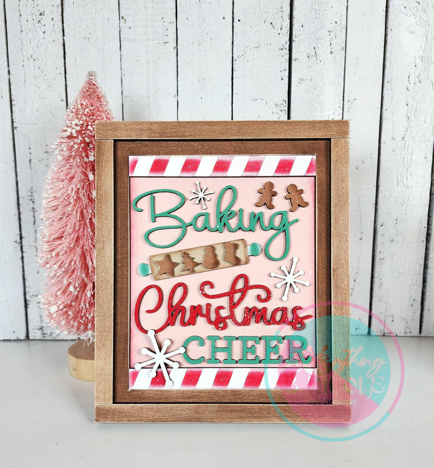 Christmas Baking Trio Sign Wood Blanks – DIY Holiday Signs - Set of 3