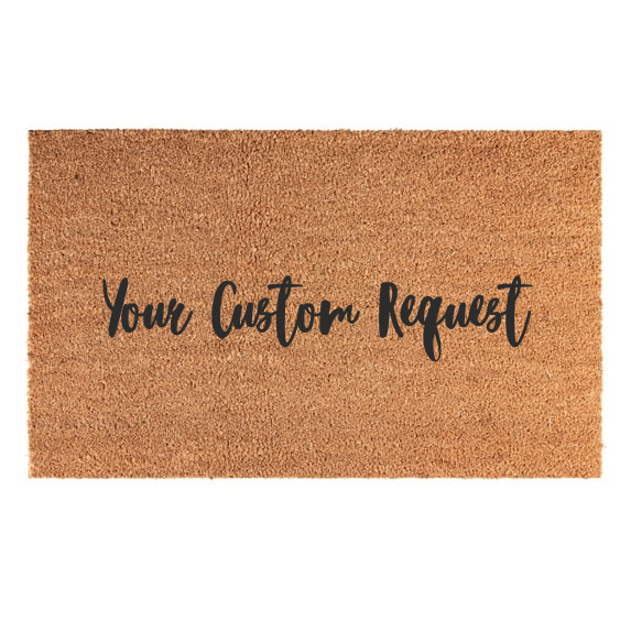 Custom Door Mat – Personalized Welcome Mat for Home, Porch, or Entryway