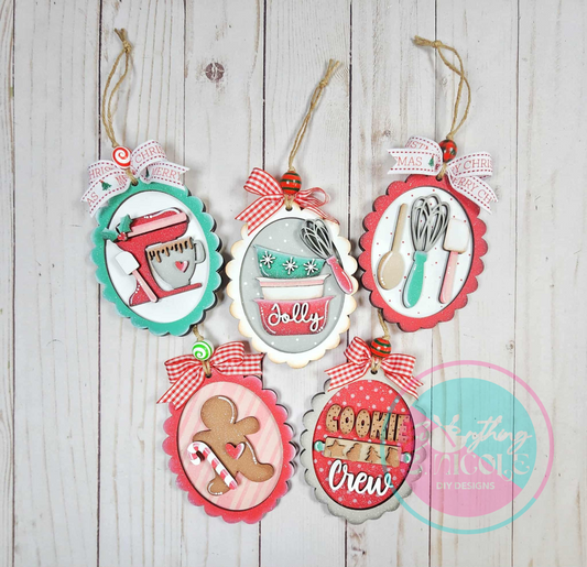 Christmas Baking Ornament Wood Blanks – DIY Cookie Tree Decorations