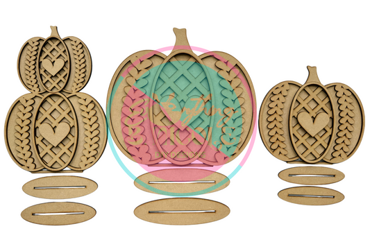 DIY Sweater Weather Fall Pumpkin Shelf Sitters